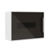 Щиток настенный 12мод. FRAME с тонированной дверцей с 2 шин PEN на 8+6 отверст. бел. DKC F12W1WD