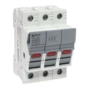 Предохранитель-разъединитель DF 10х38 3п (тип ПВЦ) EKF df103-e